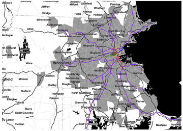 MBTA map