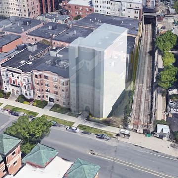 example rendering of new development
