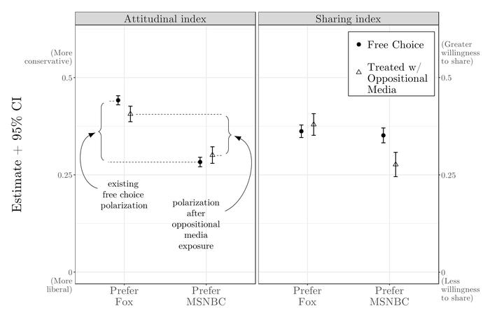 polarization after media exposure
